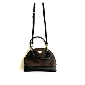 Coach Purse Black/ Brown